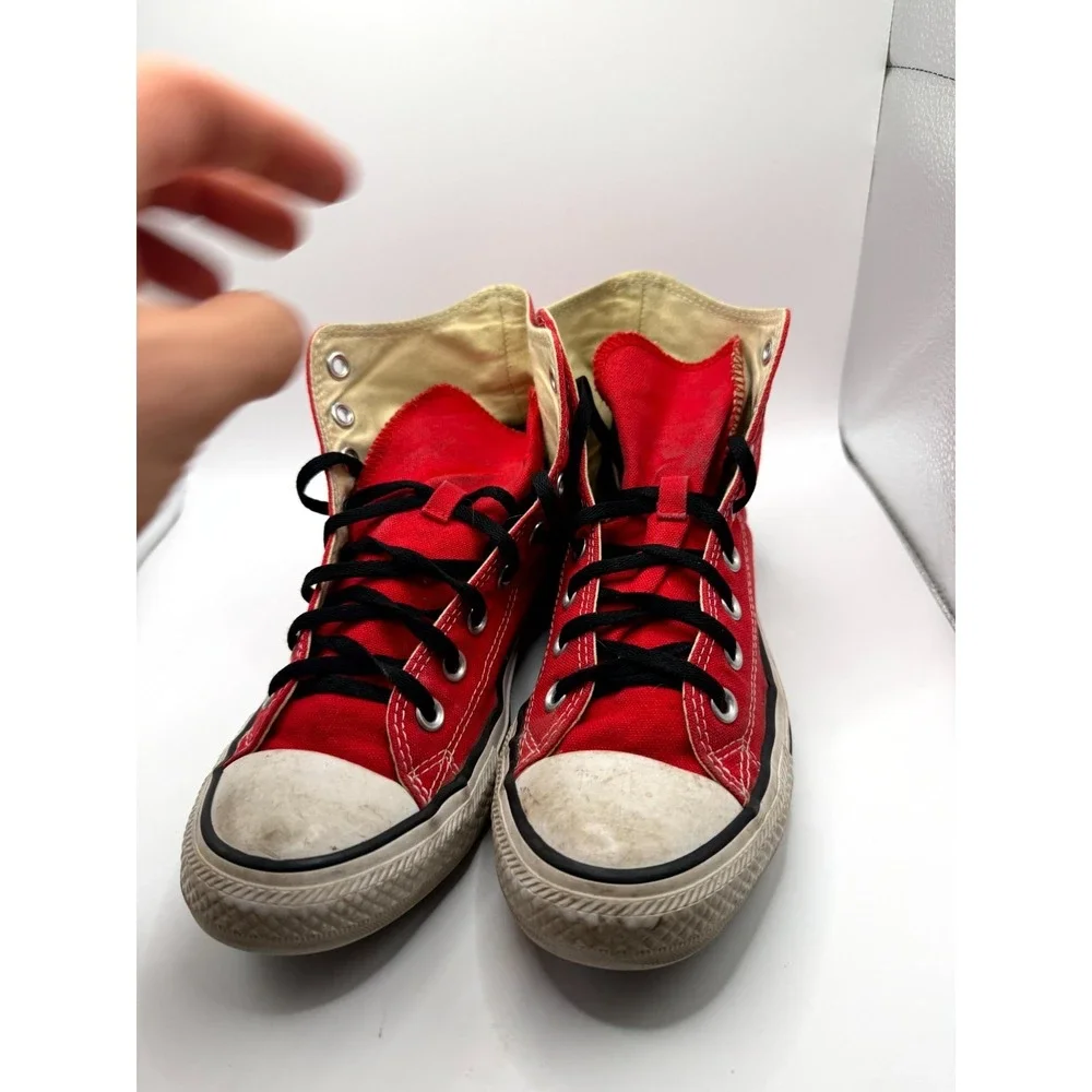 Converse Chuck Taylor All Star Hi M9621 Mens 7 Sneaker Red Canvas High Top Shoes